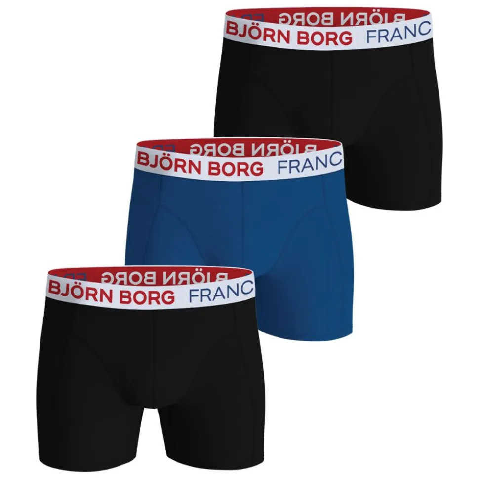 COTTON STRETCH BOXER FRANCE 3-PACK HERR