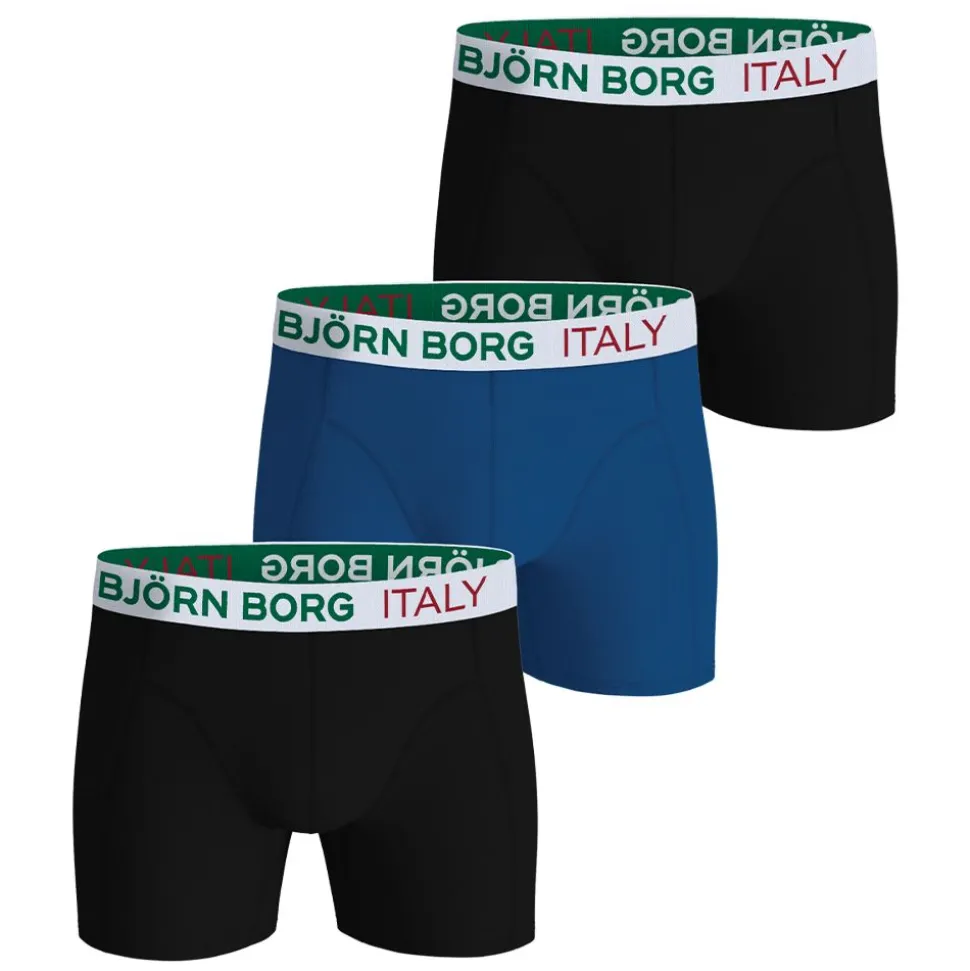 COTTON STRETCH BOXER ITALY 3-PACK HERR