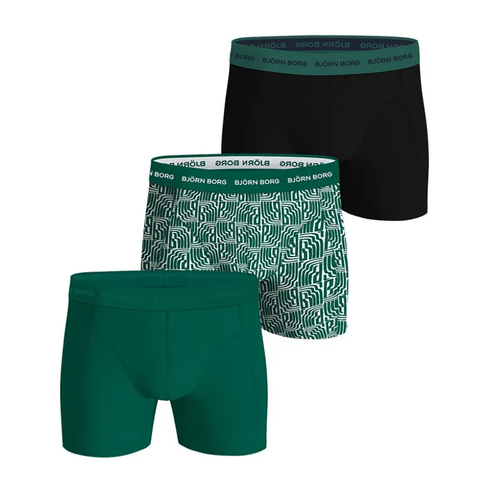 Cotton Stretch Boxer 3-Pack Herr
