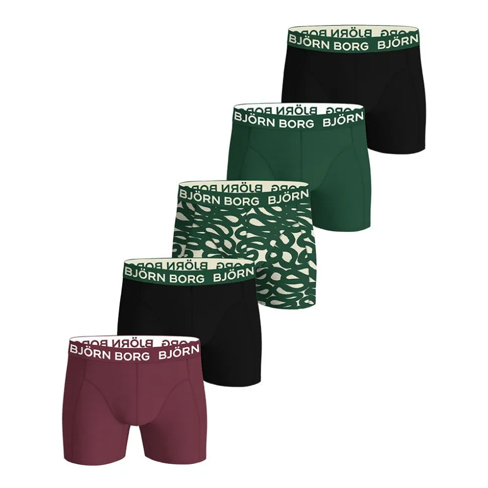 Cotton Stretch Boxer 5-Pack Herr