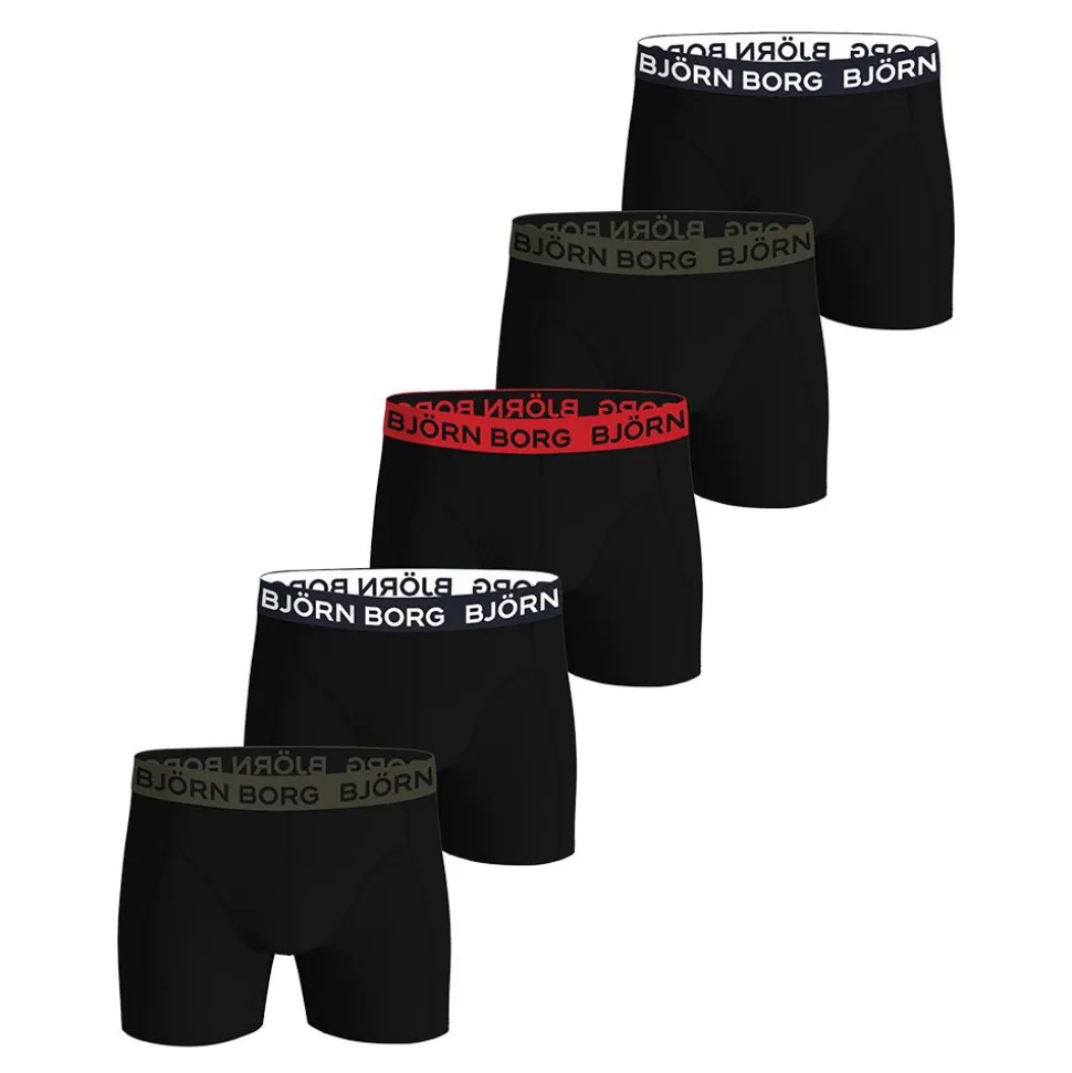 COTTON STRETCH BOXER 5p herr
