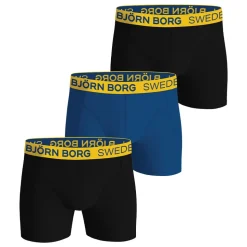 COTTON STRETCH BOXER SWEDEN 3-PACK HERR