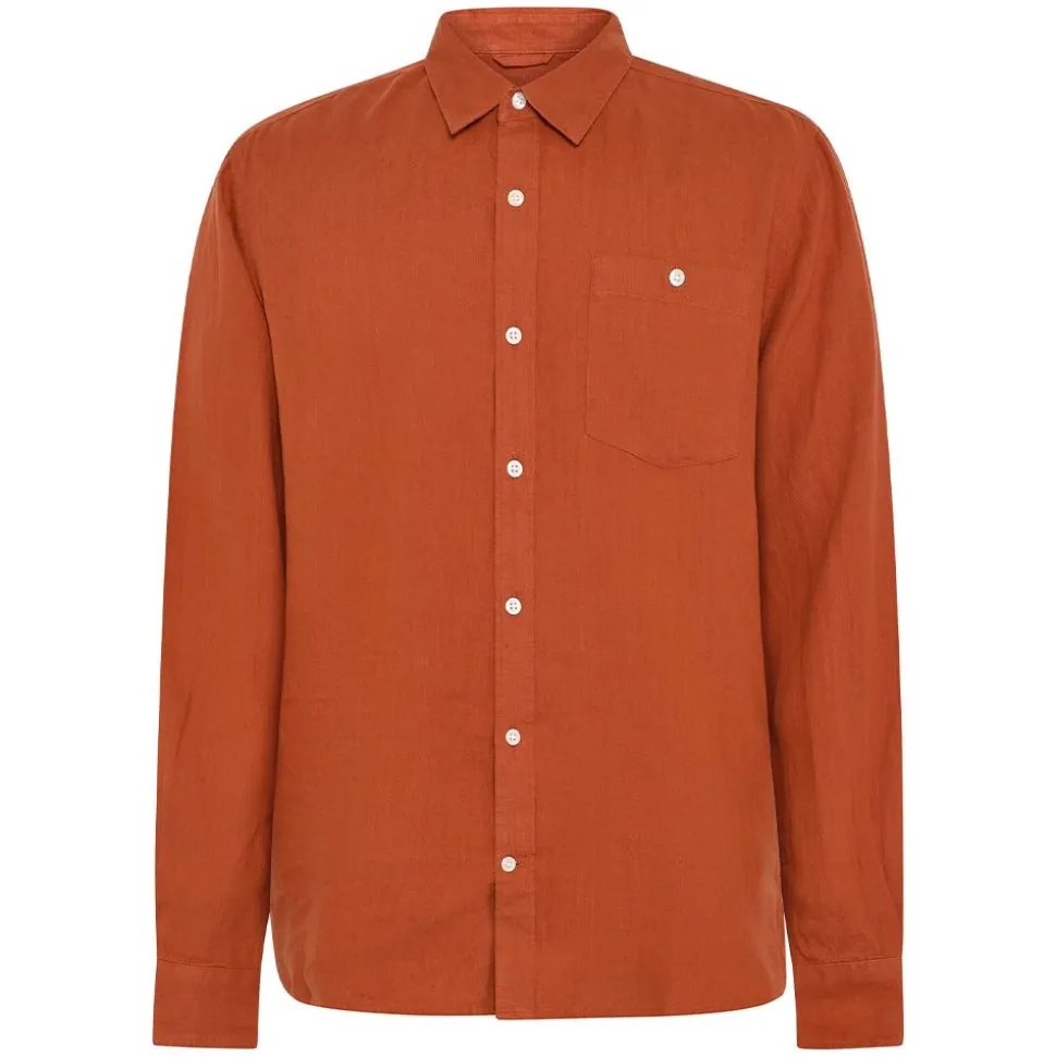 Custom fit linen shirt GOTS/Vegan Herr