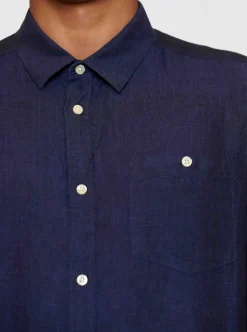 Custom fit linen shirt GOTS/Vegan Herr