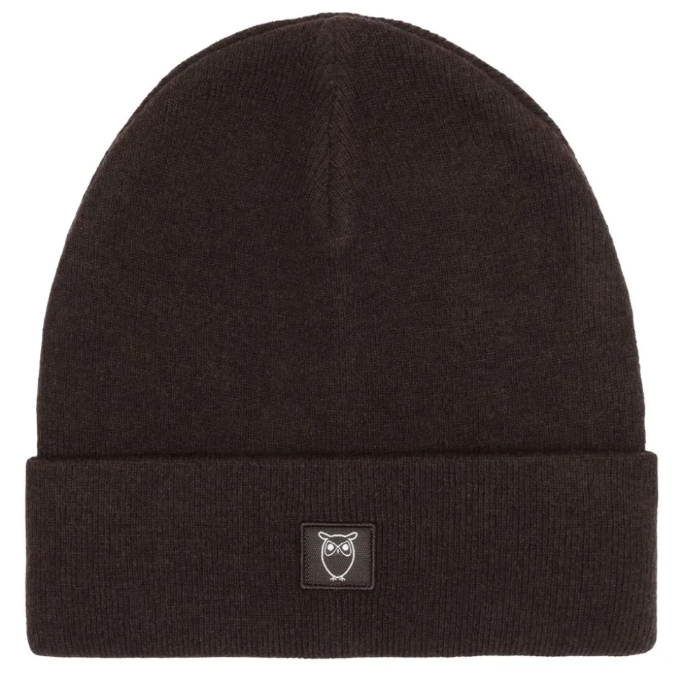 Double layer wool beanie - GOTS