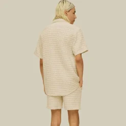 Ecru Cuba Waffle Shirt Herr