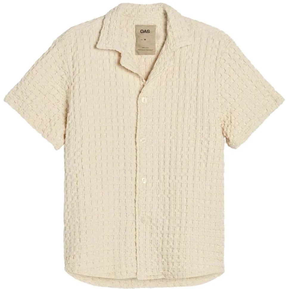Ecru Cuba Waffle Shirt Herr