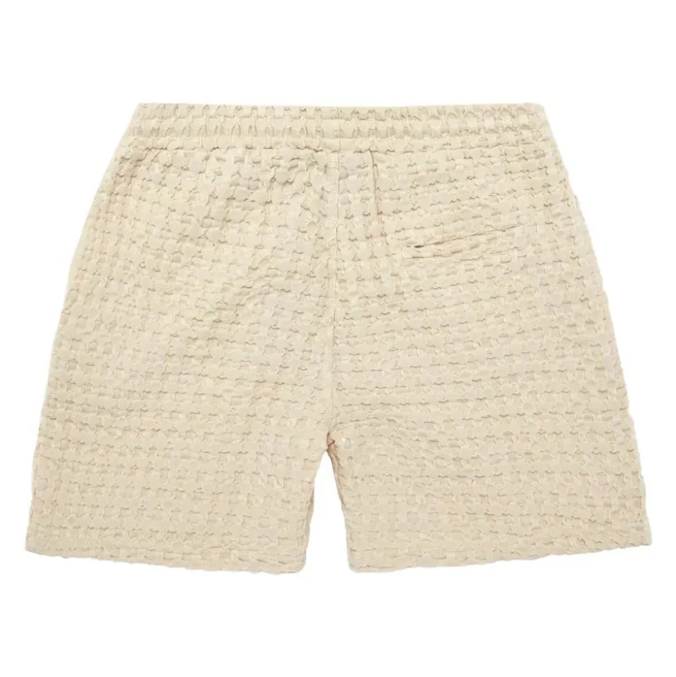 Ecru Porto Waffle Shorts Herr