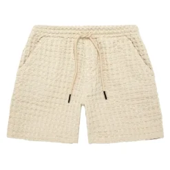 Ecru Porto Waffle Shorts Herr