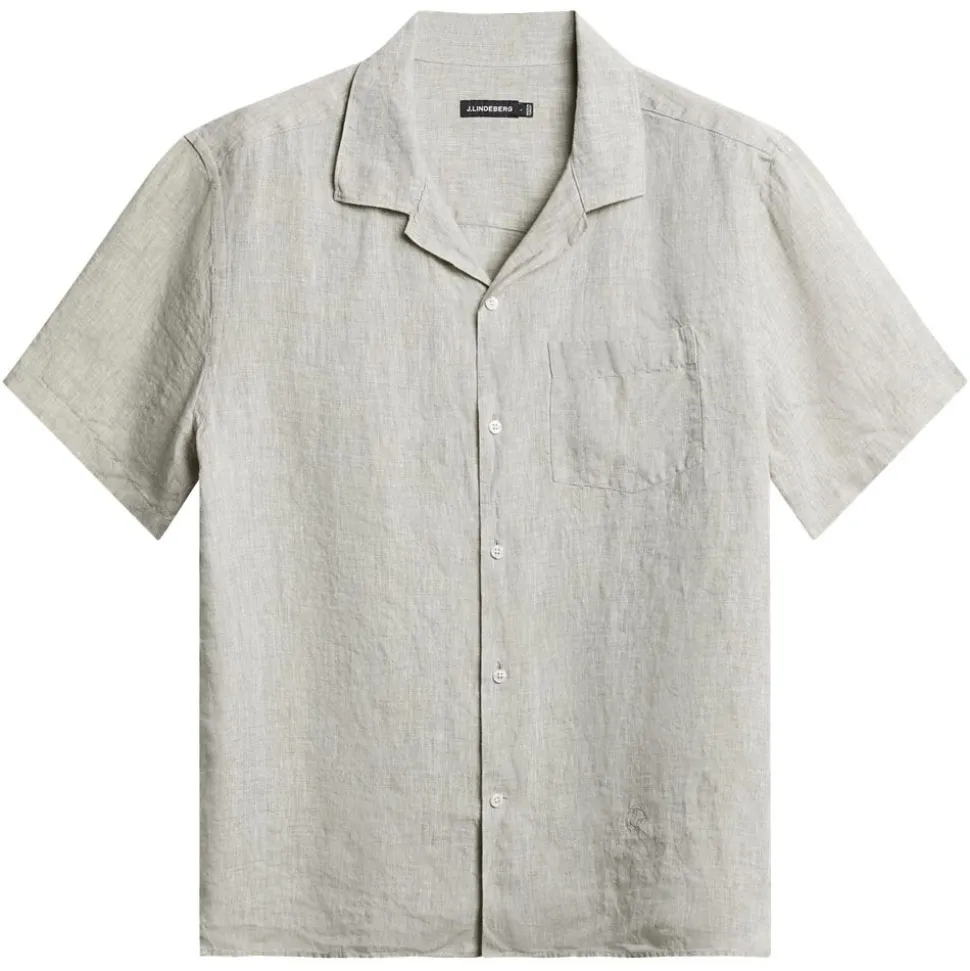 Elio Linen Melange Shirt Herr