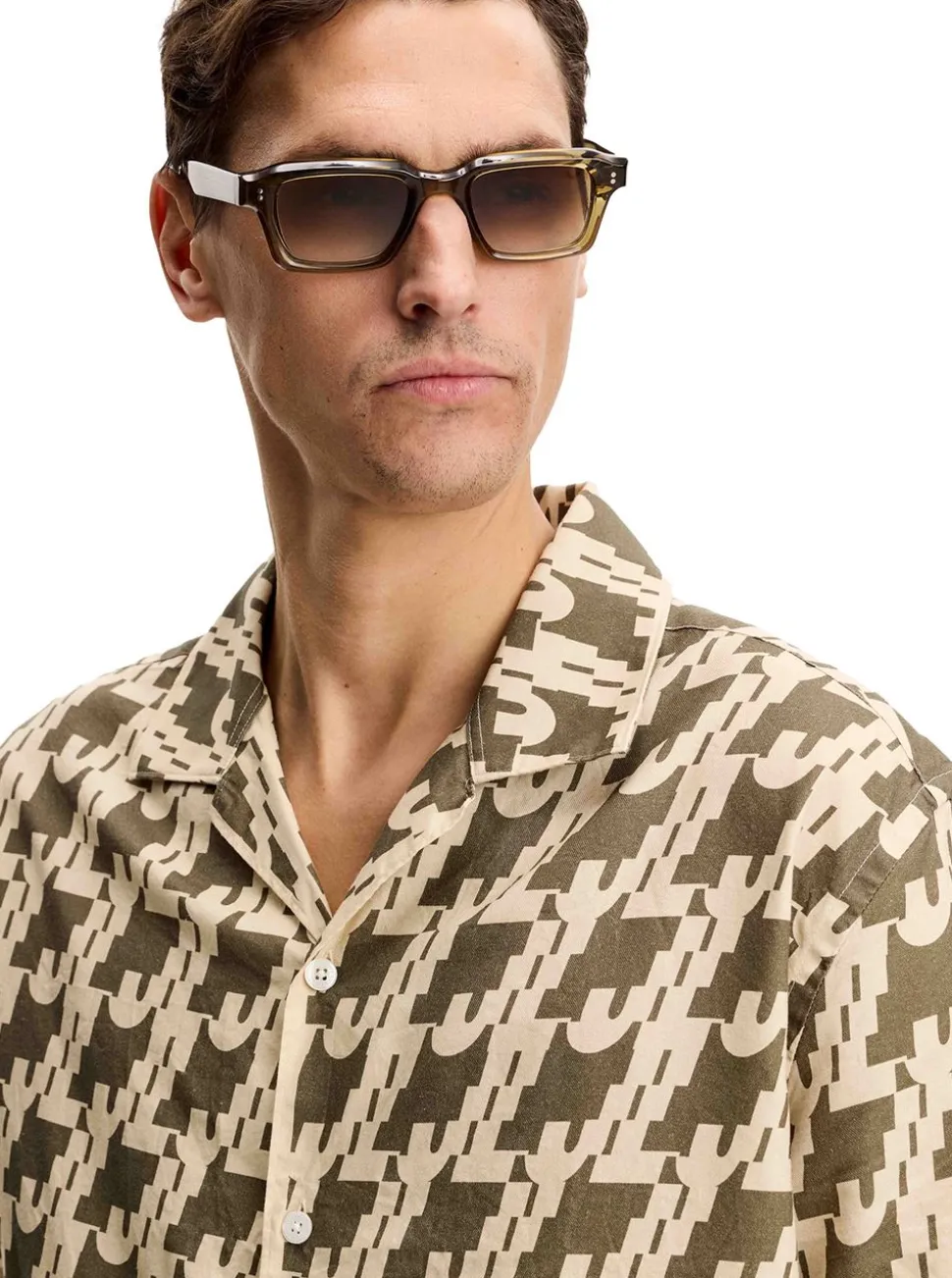 Ellis Border Resort Shirt Herr