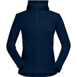Falketind Warmwool2 Stretch Zip Hood Dam