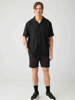Fig loose linen-mix shorts herr