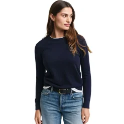Fine Knit Crew Neck Dam
