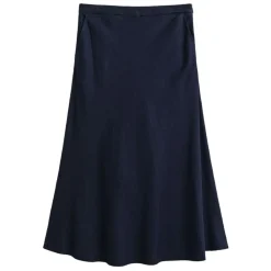 FLARED LINEN BLEND SKIRT DAM