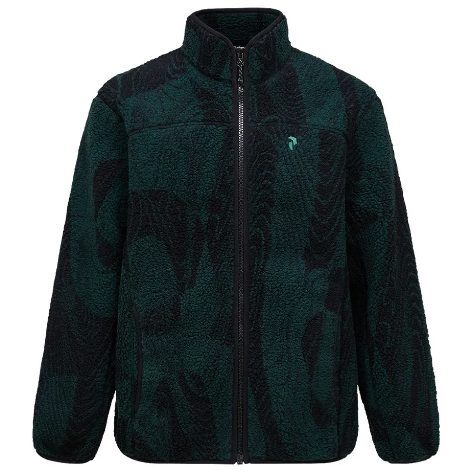 Graphic Pile Jacket Herr
