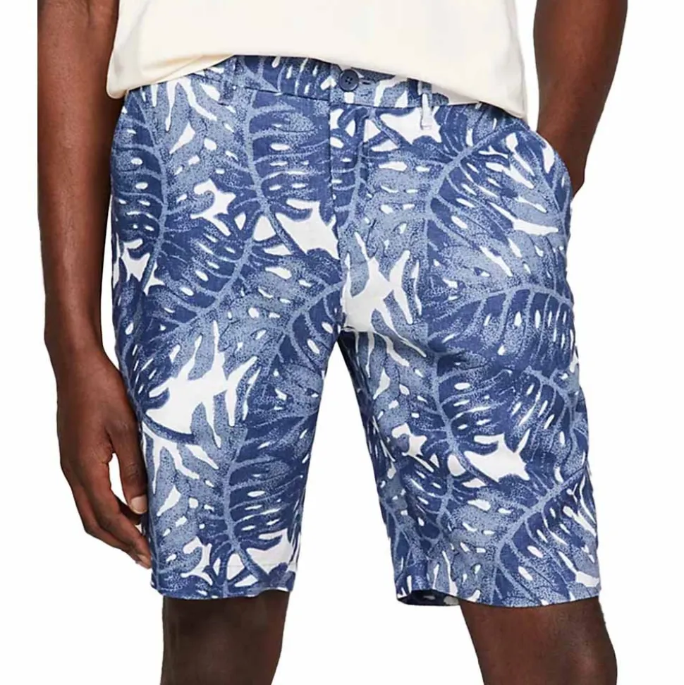 Harlem Linen Floral Print Herr