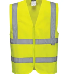 Hi-vis Zipped Vest