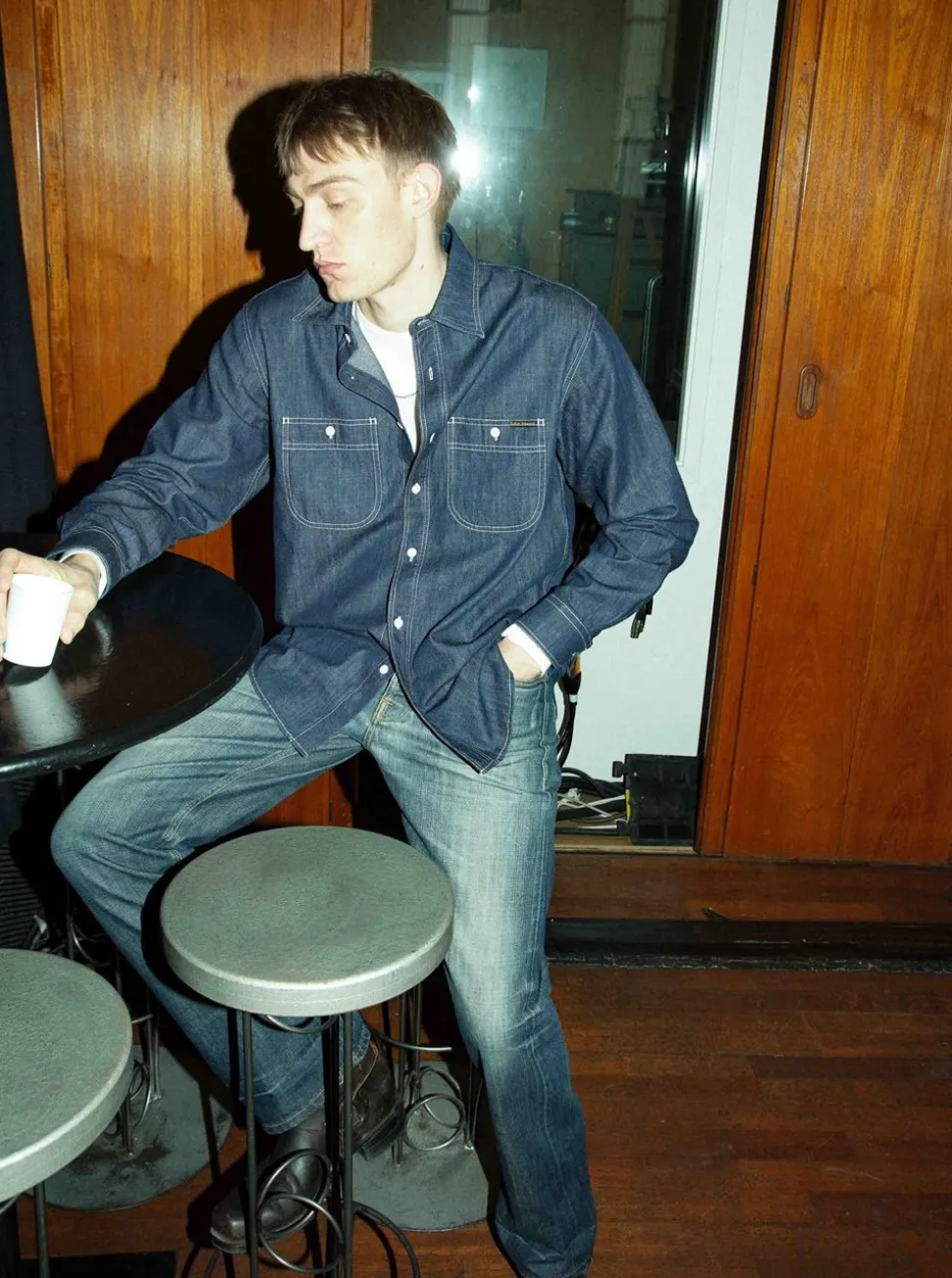 Julian Denim Shirt Rinsed Herr