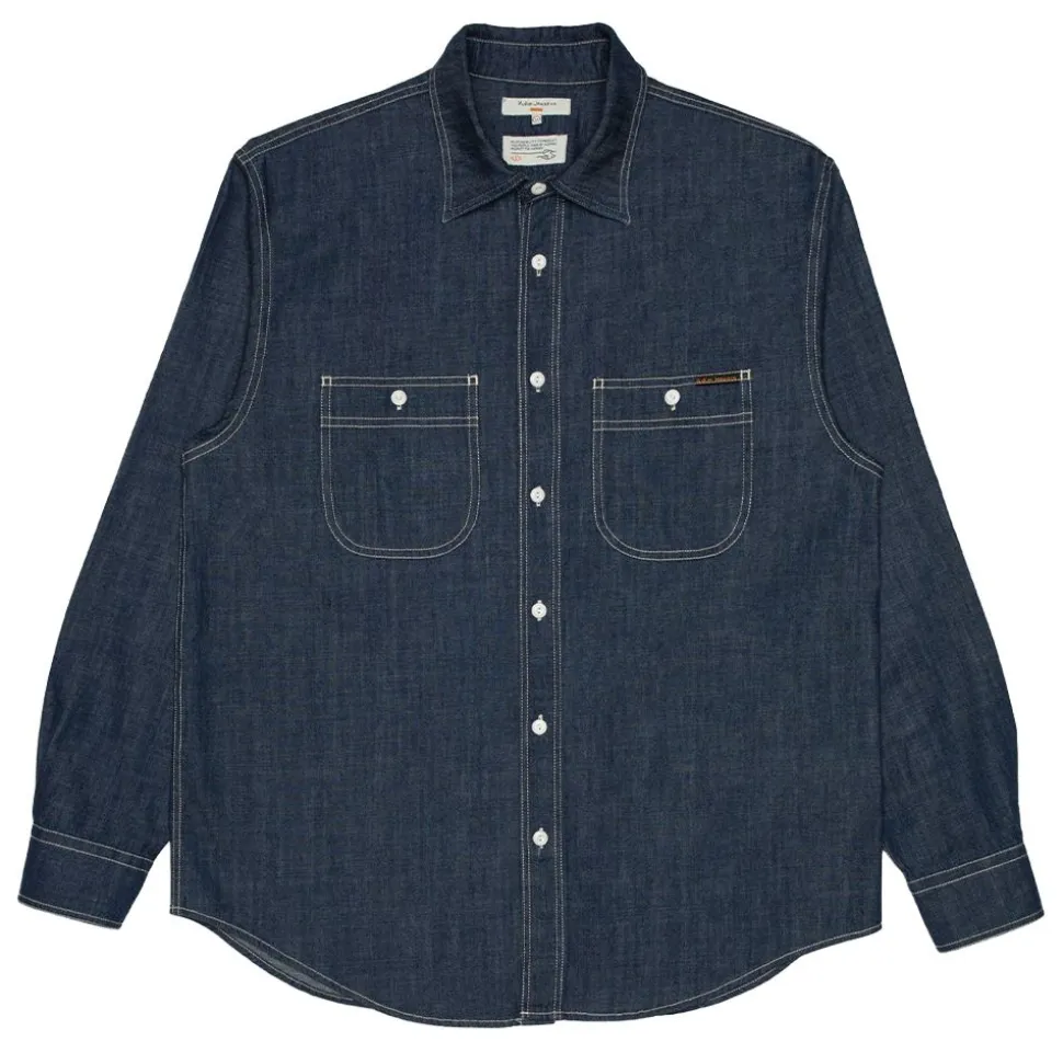 Julian Denim Shirt Rinsed Herr