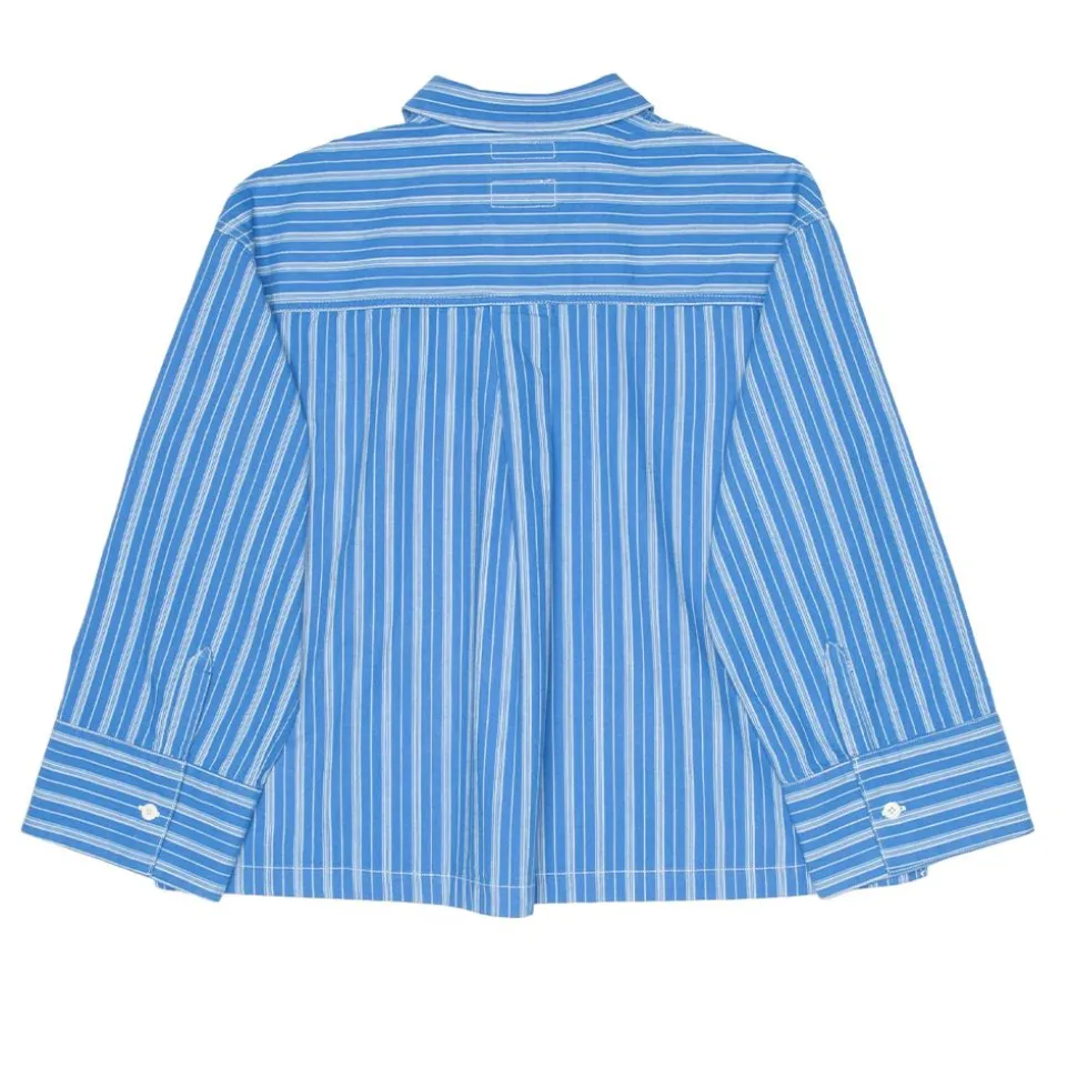 Jutta Shirt Striped Blue/Offwhite Dam