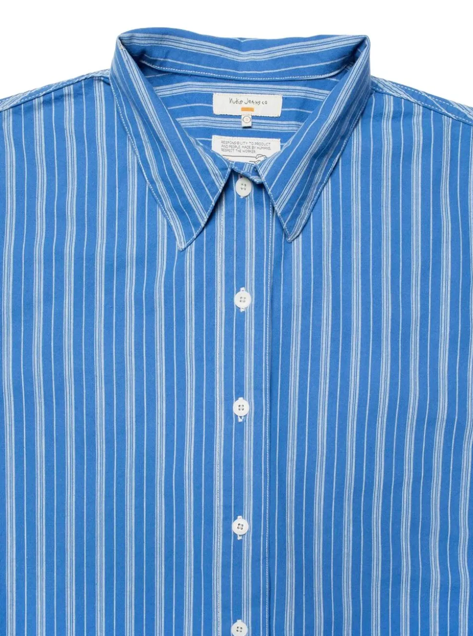 Jutta Shirt Striped Blue/Offwhite Dam