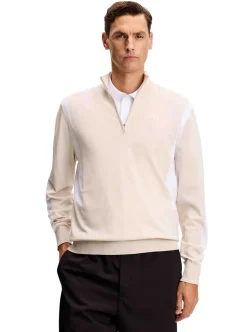 Kendrick Knitted Zip Sweater Herr