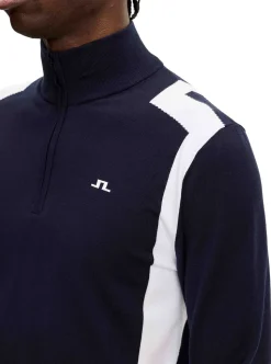 Kendrick Knitted Zip Sweater Herr