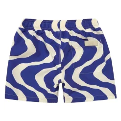 Kids Blue Rippling Swim Shorts Junior