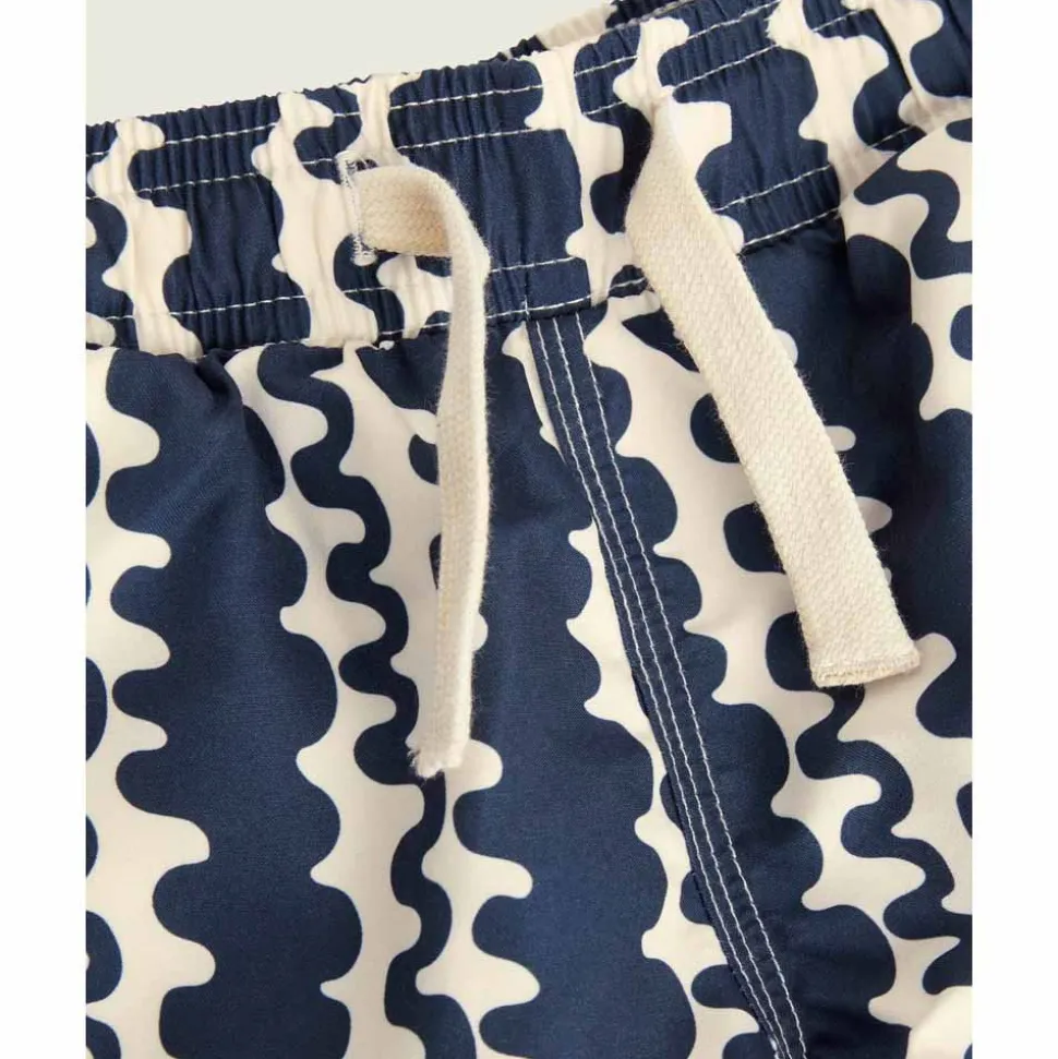 Kids Blue Scribble Swim Shorts Junior