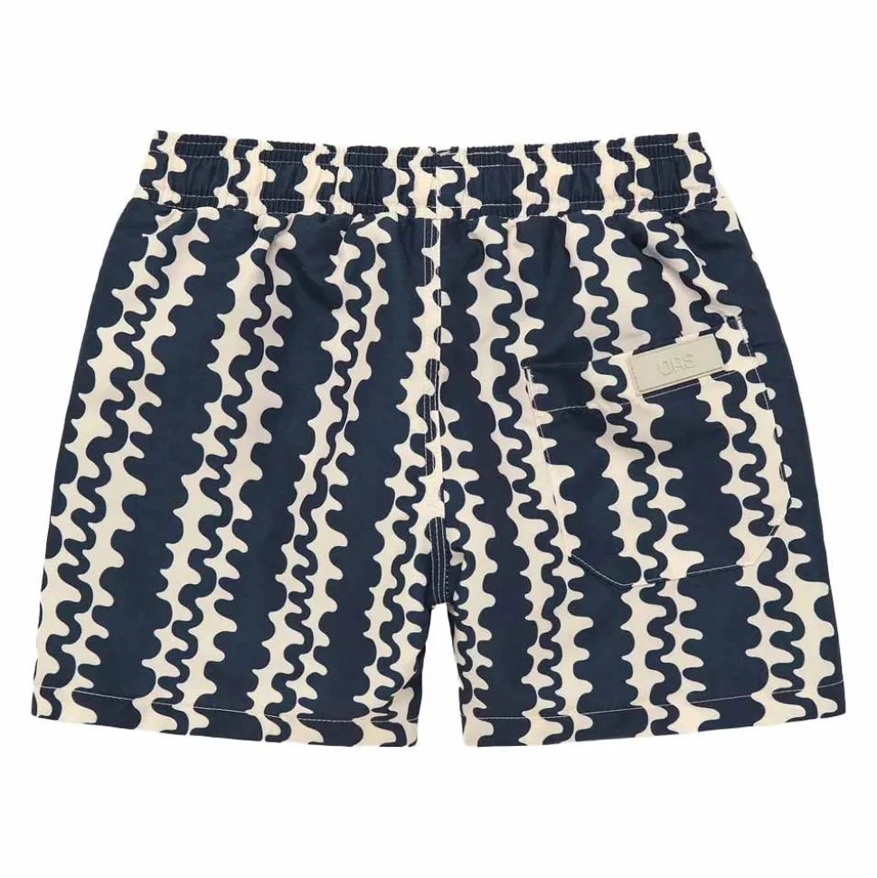 Kids Blue Scribble Swim Shorts Junior