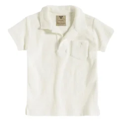 Kids White Terry Shirt Junior