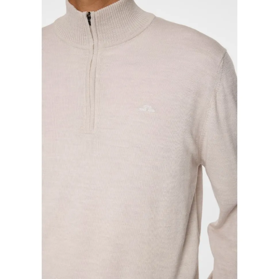 Kiyan Merino Quarter Zip Herr