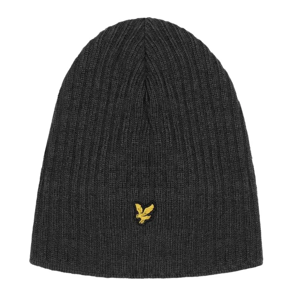Knitted Ribbed Beanie Herr