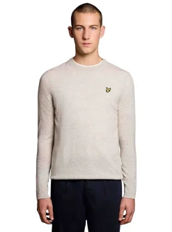 Lambswool Blend Crew Neck Jumper Herr