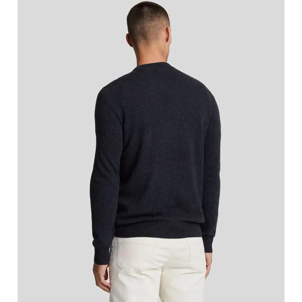 Lambswool Blend Crew Neck Jumper Herr
