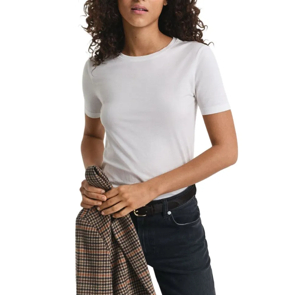 Light Cotton Short Sleeve T-shirt Dam