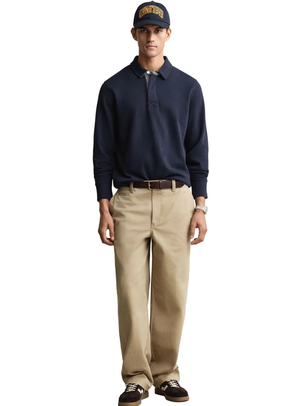 LIGHT SACKER RIB LS POLO HERR