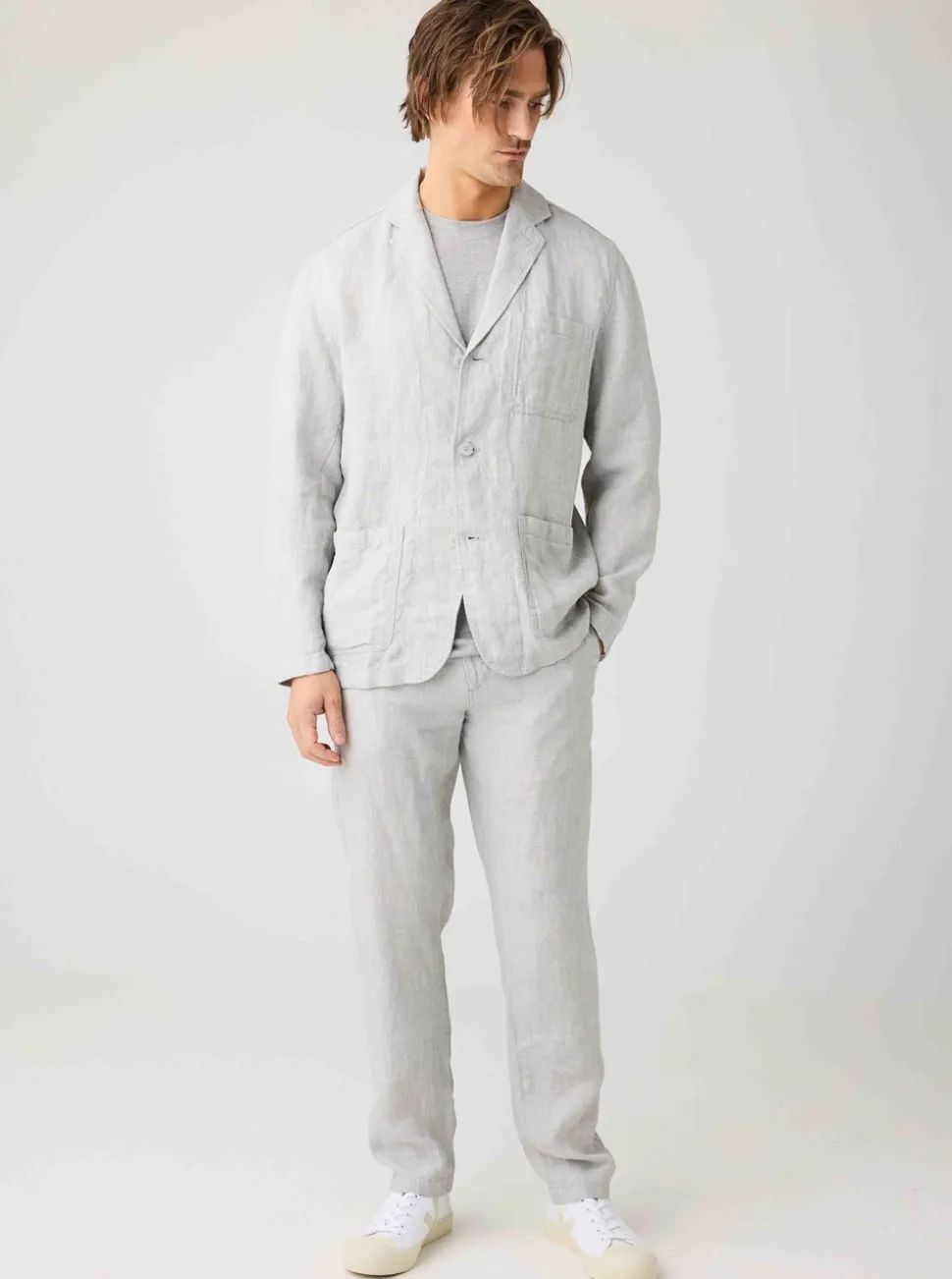 Linen blazer herr
