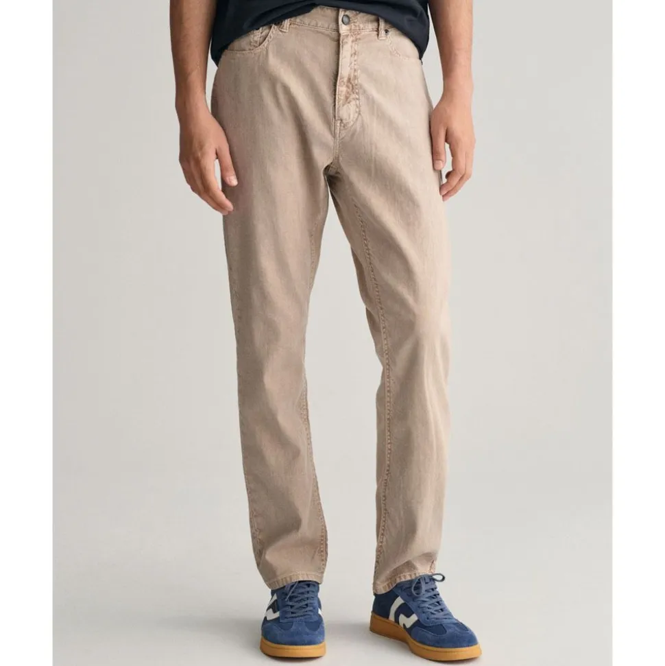 Linen/Cotton Regular Jeans Herr