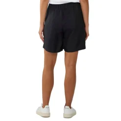Linen Mix Elastic Waist Shorts Dam