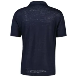 Linen SS Polo Herr