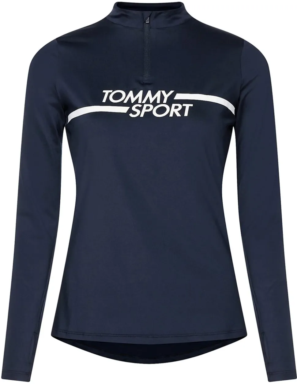 Logo Print Half-Zip Dam
