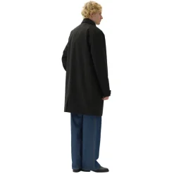 Long Dong Polyrayon Wool Look Herr
