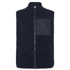Loose Fit Zip Fleece Vest GRS/Vegan herr