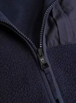 Loose Fit Zip Fleece Vest GRS/Vegan herr