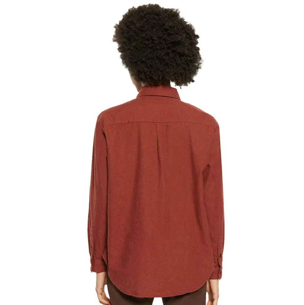 Loose Flannel Long Sleeved Shirt Dam