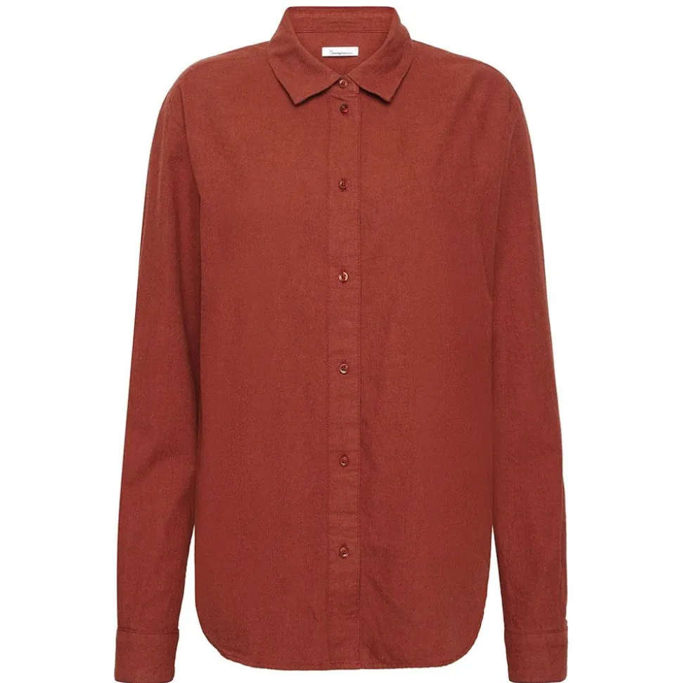 Loose Flannel Long Sleeved Shirt Dam