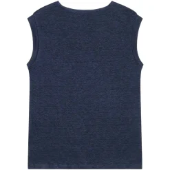 Loose fold up linen t-shirt GOTS/Vegan Dam
