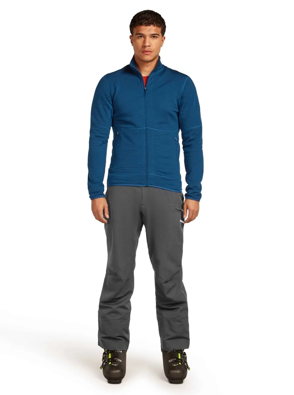 Merino 400 RealFleece Descender Long Sleeve Zip herr